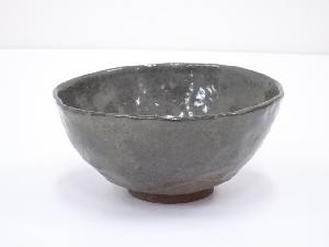 清山造　灰釉茶碗